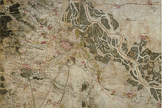 1764-1787年制作のウィーン地図